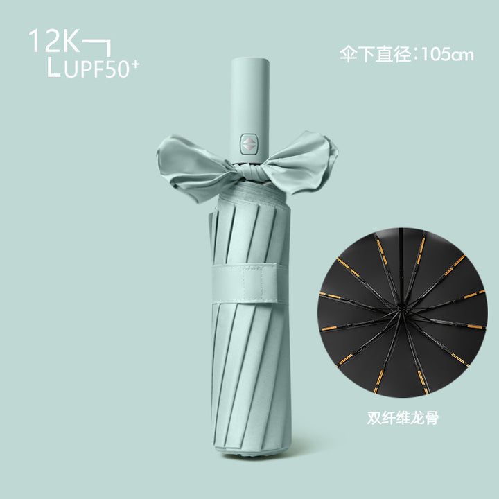 Women's compact and wind-resistant umbrella with UV protection technology Kalsten