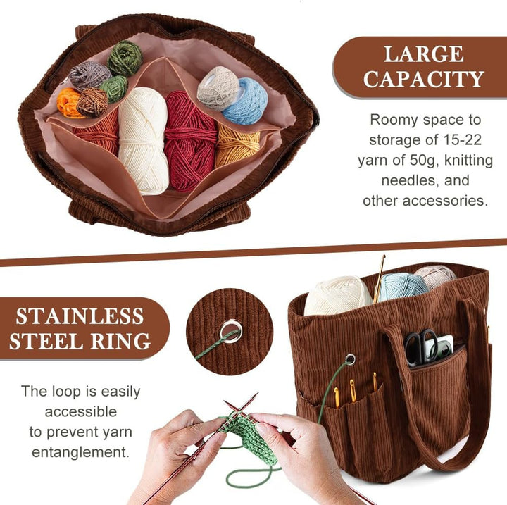 Functional storage bag with multiple outer pockets Kalsten