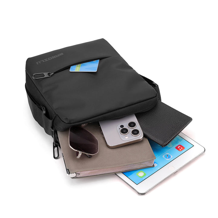 Waterproof Structured Messenger Bag Kalsten