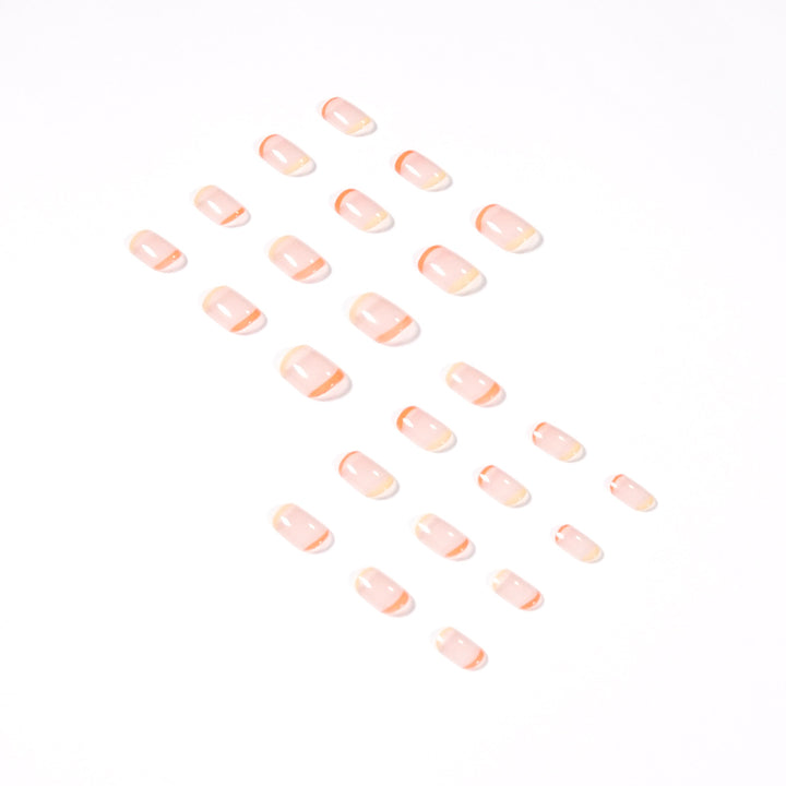 Elegant Nail Art with Bright Tips Kalsten