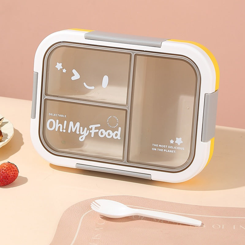 Multi-Compartment Stainless Steel Bento Box