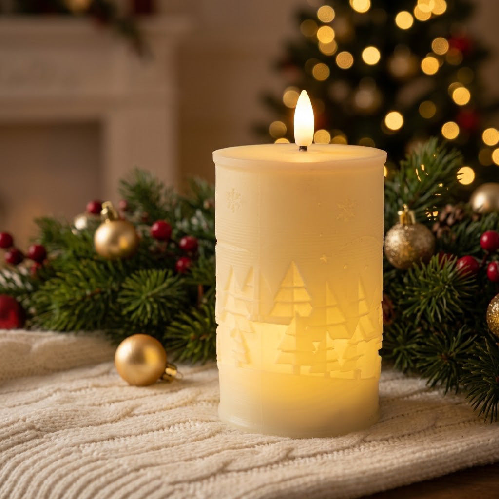 Christmas decorative LED candle