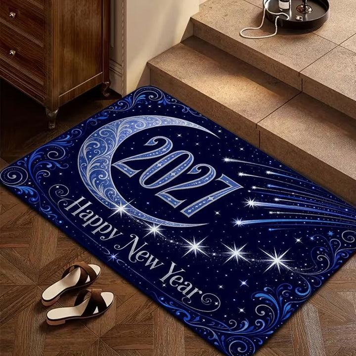 New Year Celebration Welcome Mat Kalsten