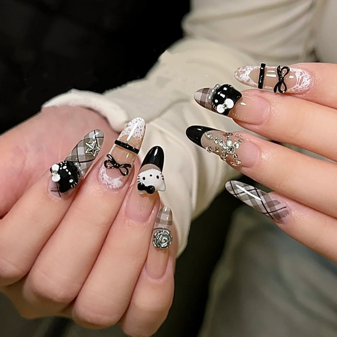 Themed Press-On Nail Art Set Kalsten