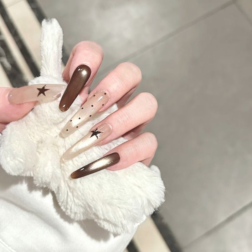 Artistic Star Design Press-On Nail Set Kalsten