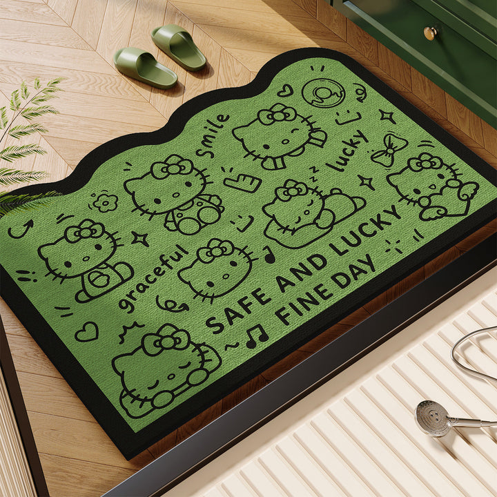 Travel-Themed Decorative Area Mat