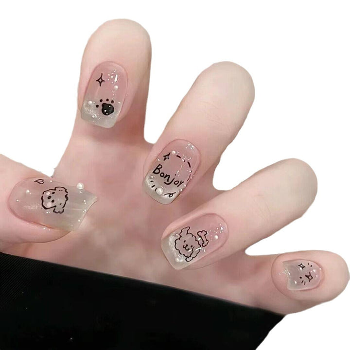 Whimsical Cartoon Nail Art Press-On Extensions Kalsten