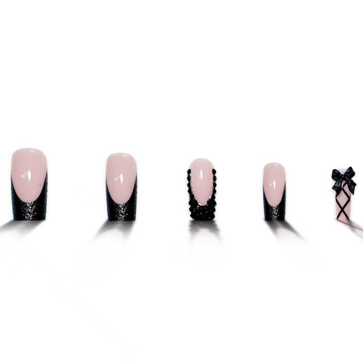 Stiletto Nail Art Extensions with Decorative Accents Kalsten