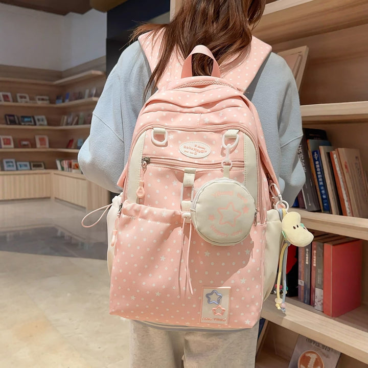 Star-Patterned Versatile Utility Backpack