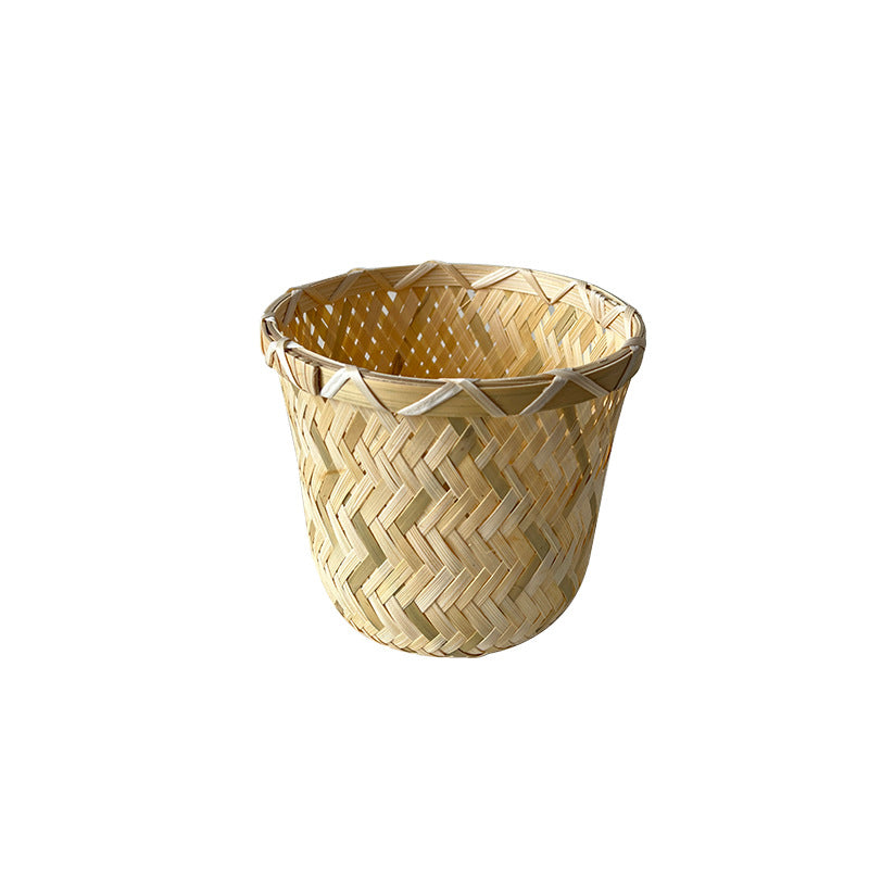 Handcrafted storage basket made of bamboo fiber Kalsten