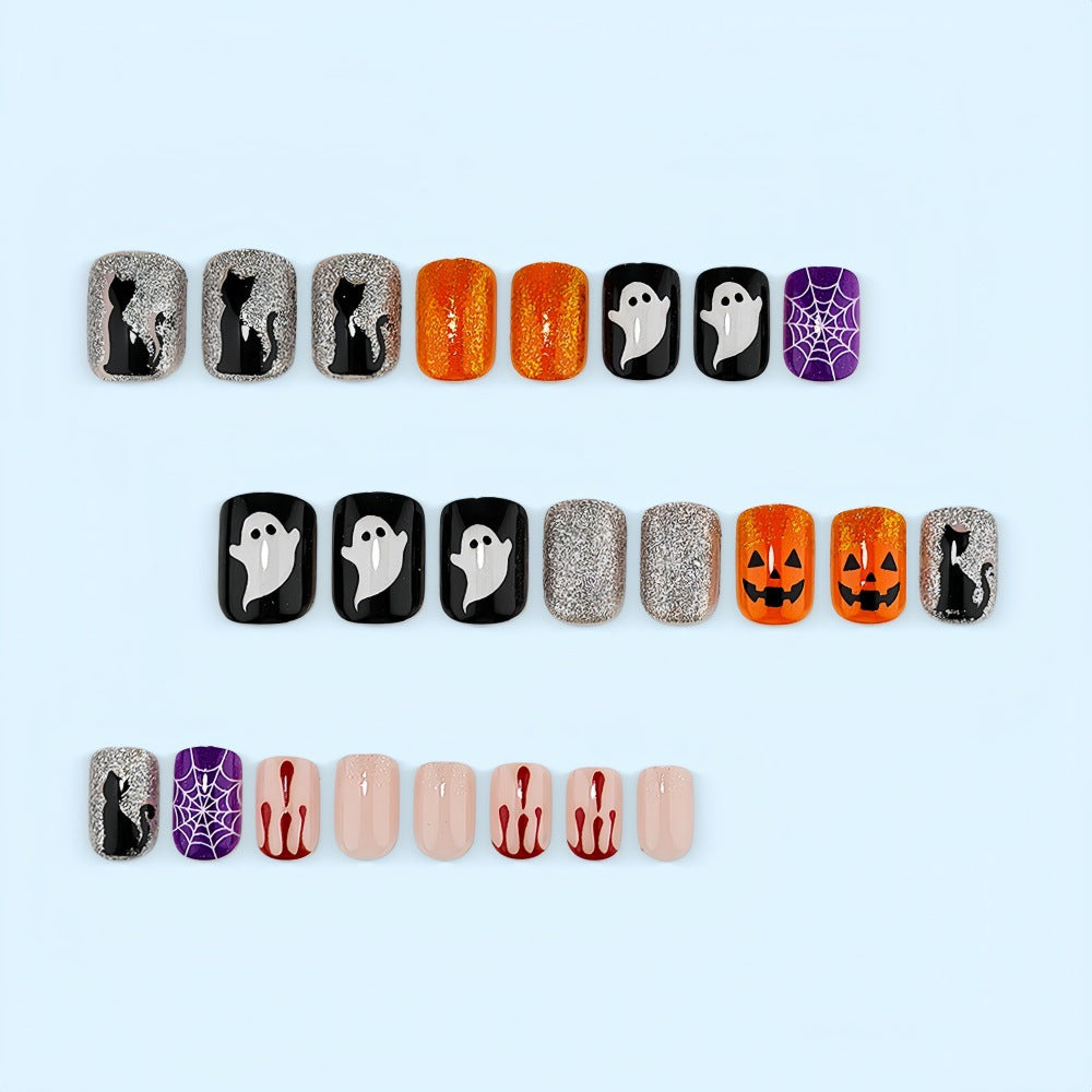 Halloween Nail Art Set with Creepy Designs Kalsten