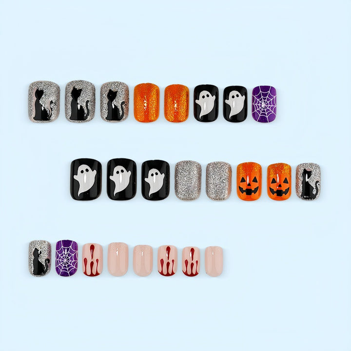 Halloween Nail Art Set with Creepy Designs Kalsten