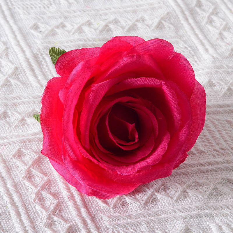 Vibrant Silk Rose Flower Accessory