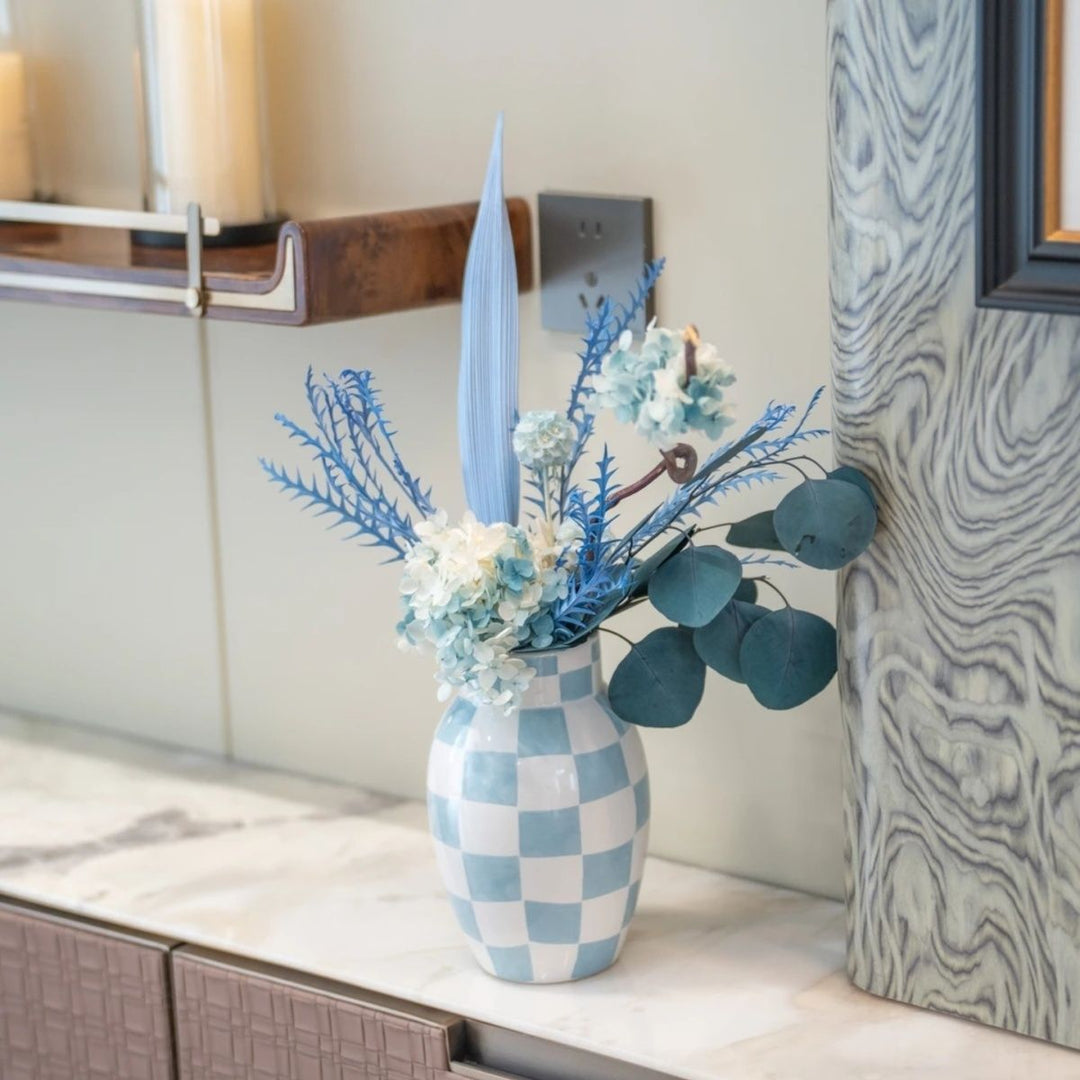 Decorative Floral Arrangement with Handles