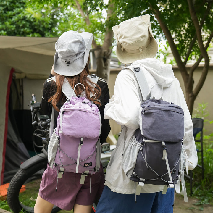 Lightweight Multi-Pocket Backpack with Detachable Pouch Kalsten