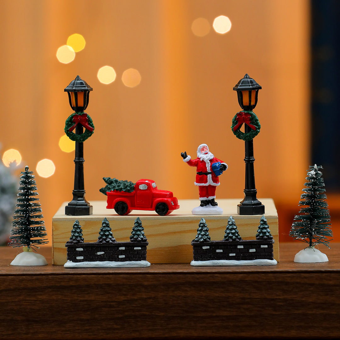 Miniature Christmas Scene Figurine Set Kalsten