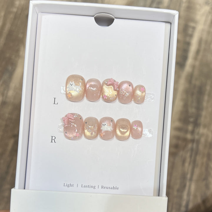 Decorative Press-On Nail Art Set Kalsten