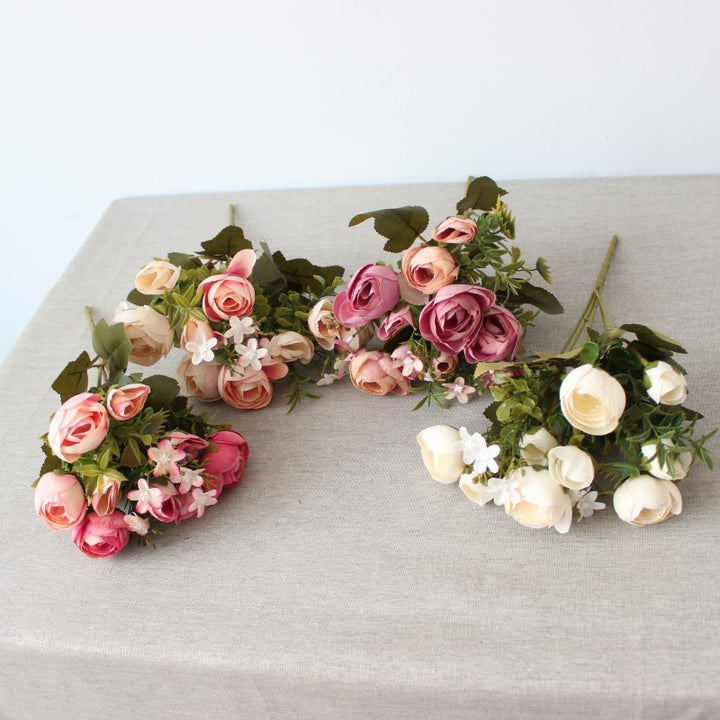 Artificial Floral Bouquet with Realistic Roses