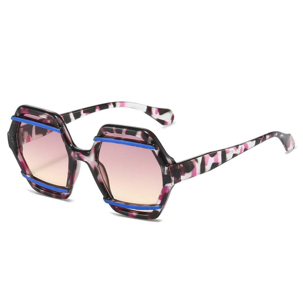 Oversized Geometric Sunglasses Kalsten