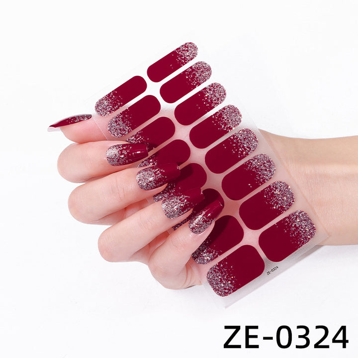 Premium Sparkling Glitter Nail Wraps