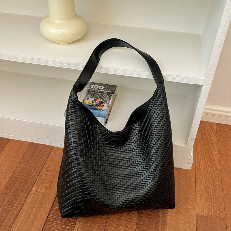 Woven Texture Shoulder Bag