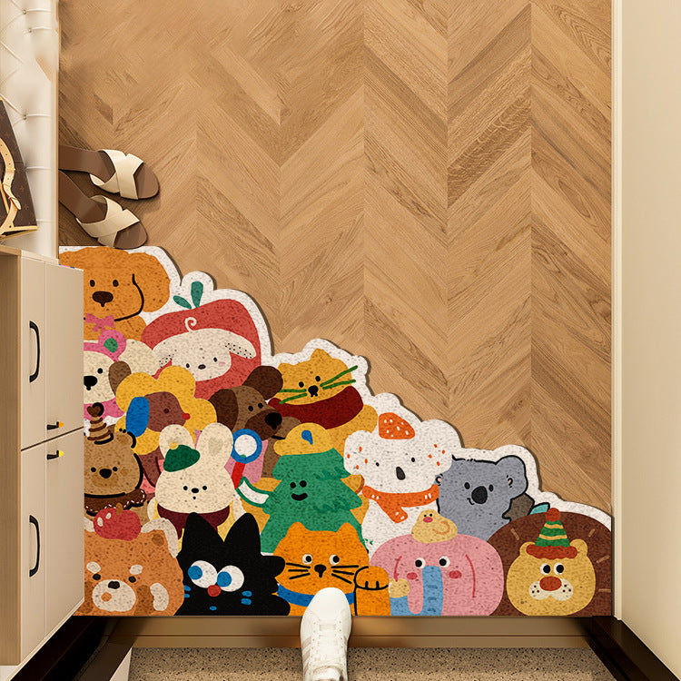 Cute Animals Themed Decorative Area Mat