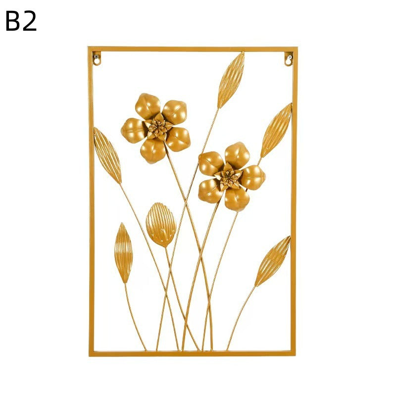 Floral Metal Wall Artwork Kalsten