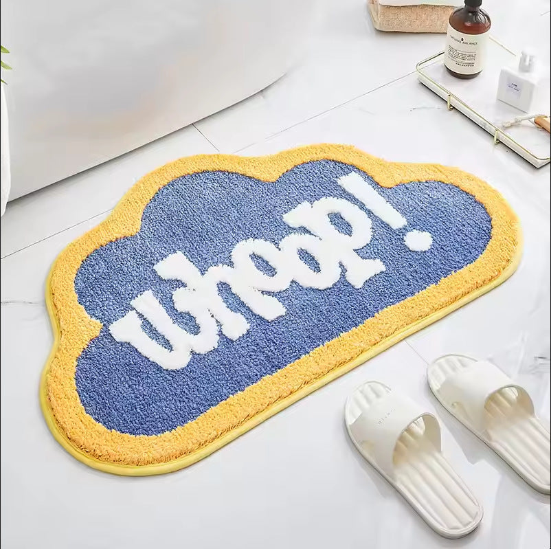 Quirky Bathroom Floor Mat
