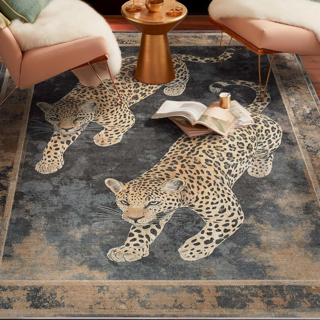 Tiger-Themed Area Rug