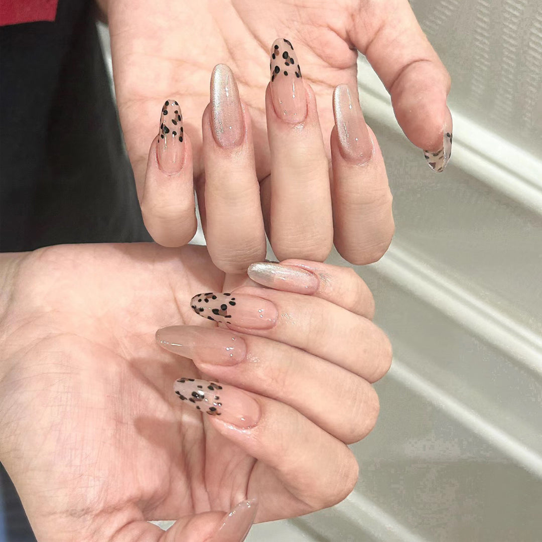Artistic Glitter-Accent Press-On Nails Kalsten