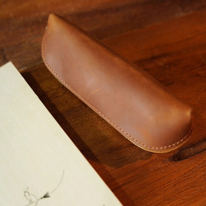 Premium Genuine Leather Pencil Pouch