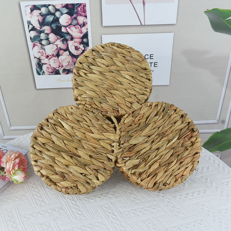 Multi-Sectional Handcrafted Woven Storage Basket Kalsten
