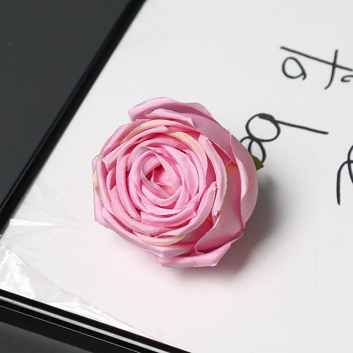 Decorative Satin Rose for Home Decor Display