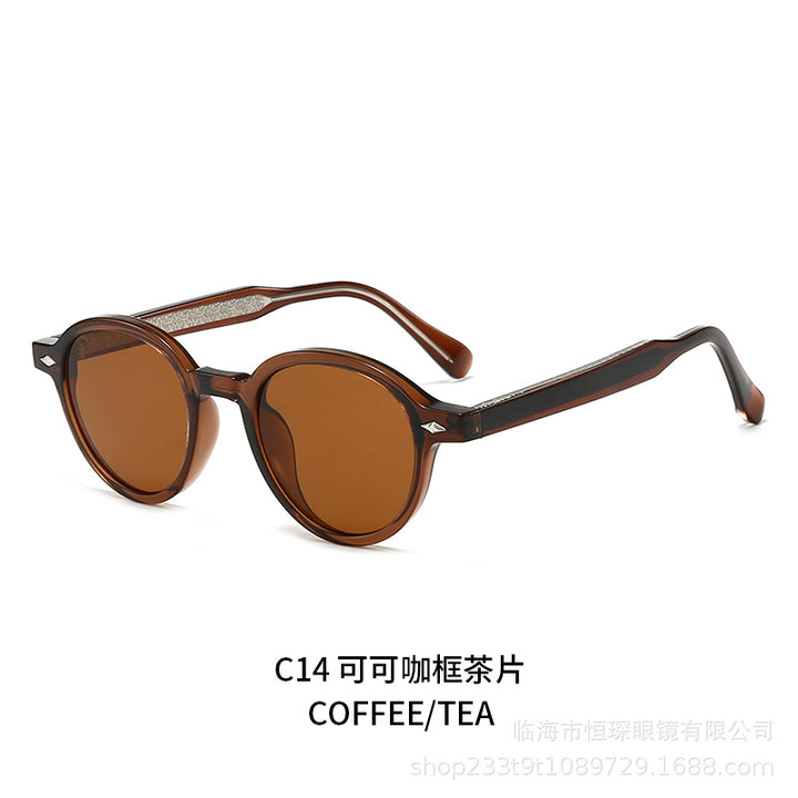 Ladies round sunglasses in modern and elegant design Kalsten