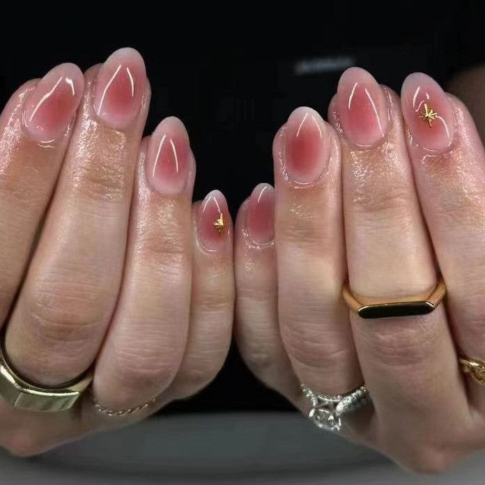 Artistic nail set with 3D flower and bow details Kalsten