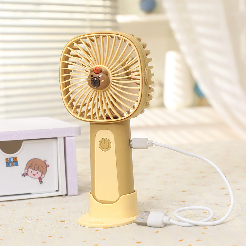 Women's Portable USB Hand Fan in Cute Animal Design Kalsten