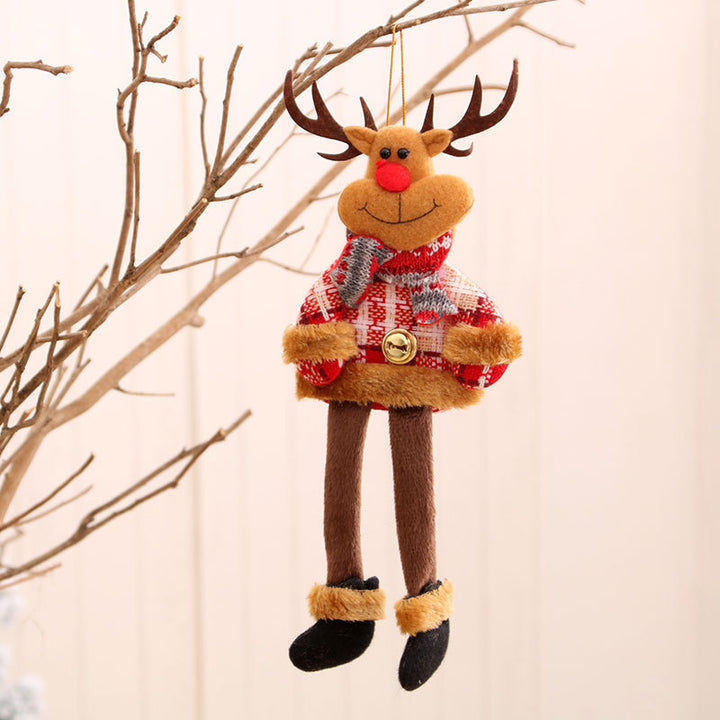 Festive Plush Bear Ornament Kalsten