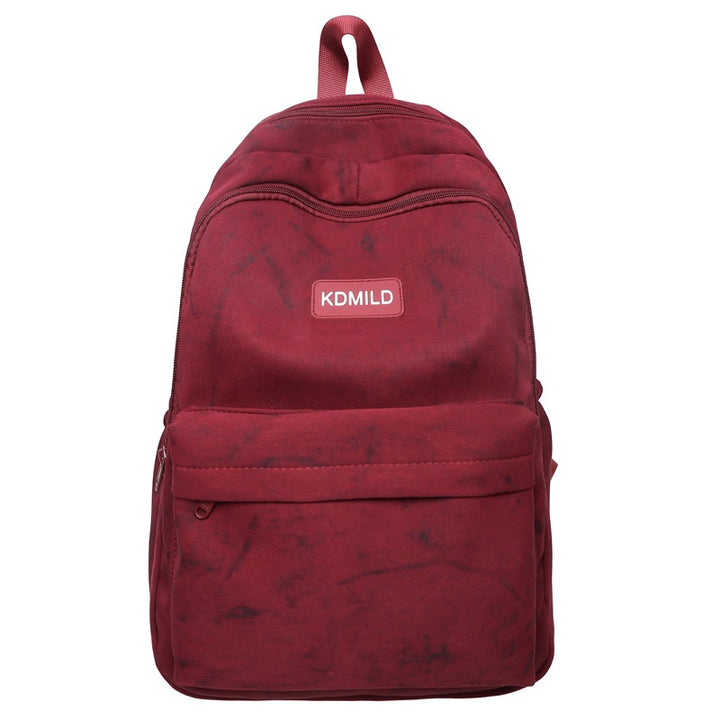 Lightweight Textured Canvas School Backpack Kalsten