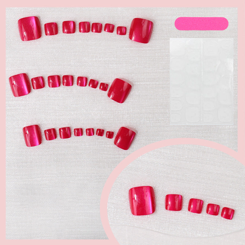 Elegant Glossy Press-On Nail Set Kalsten