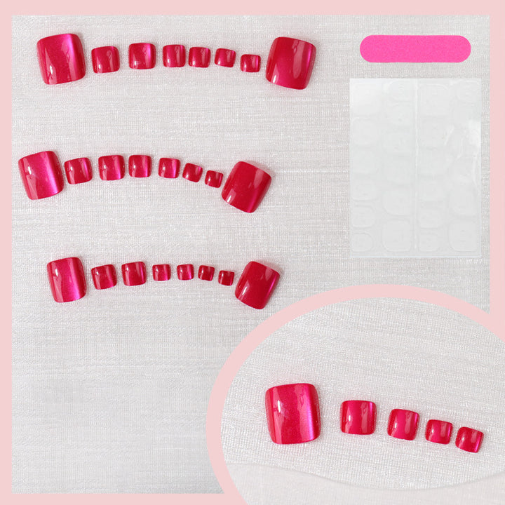 Elegant Glossy Press-On Nail Set Kalsten