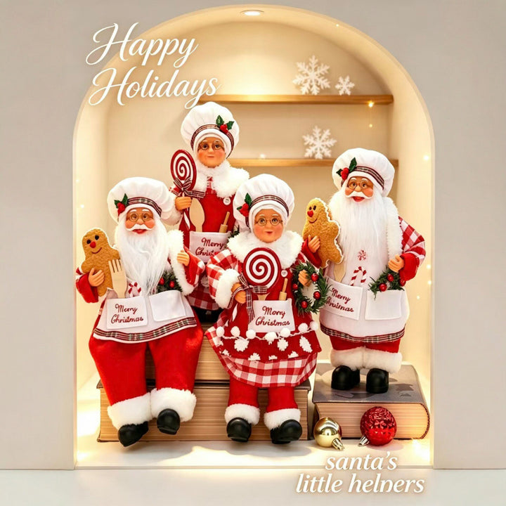 Nostalgic Santa Claus figure with gingerbread cookie mold Kalsten
