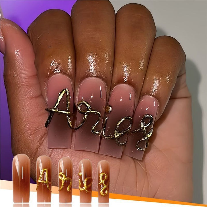 Artistic Press-On Nail Extensions Kalsten