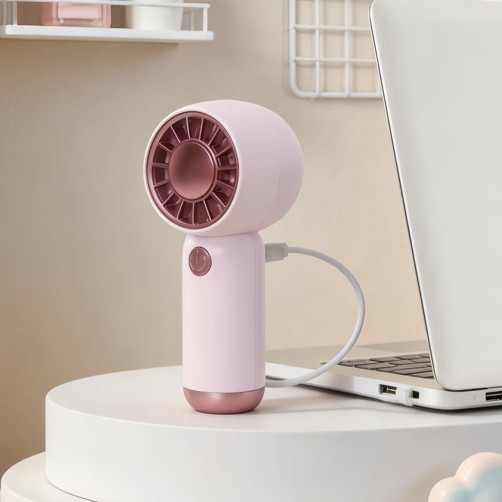 Ladies Portable Mini Fan with USB Charging Function and Ergonomic Design Kalsten