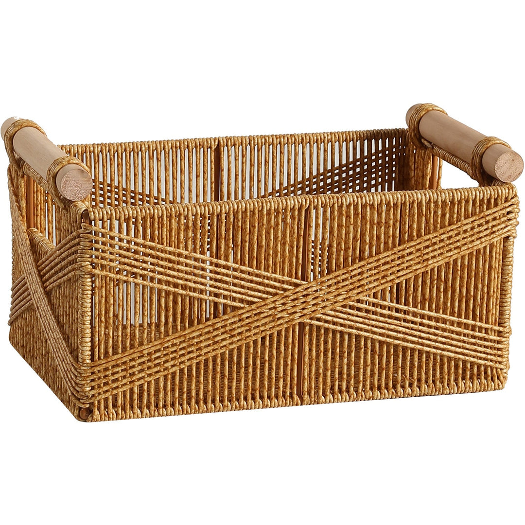 Artisan Crafted Wicker Storage Caddy Kalsten