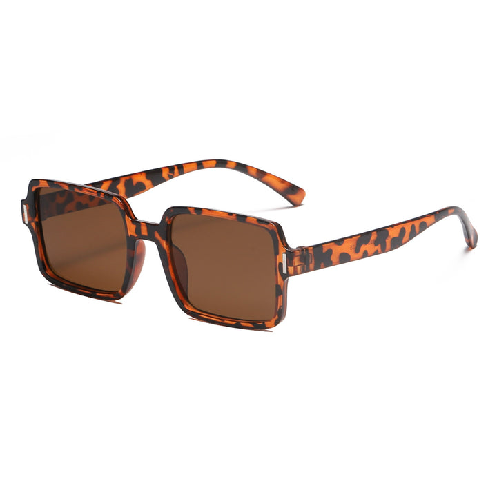 Women's square sunglasses in elegant leopard print Kalsten