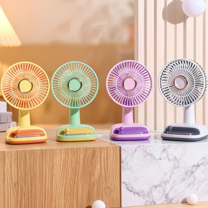 Ladies table fan with flexible tilt angle Kalsten
