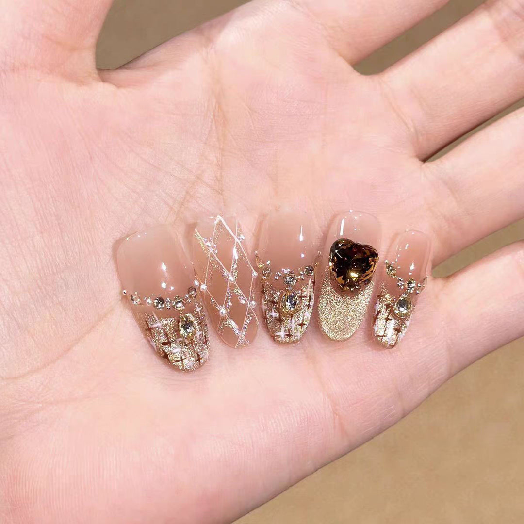 Artistic 3D Butterfly Press-On Nail Set Kalsten