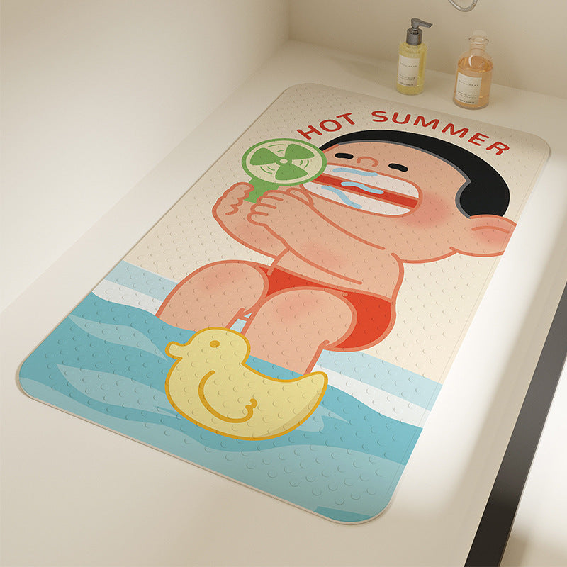 Playful Cartoon Bath Mat Kalsten