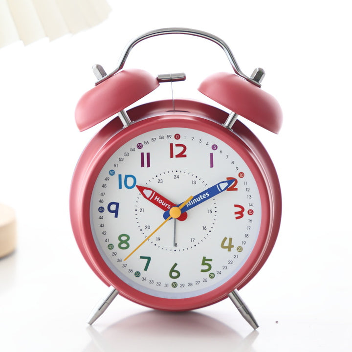 Learning clock with double bell mechanism Kalsten