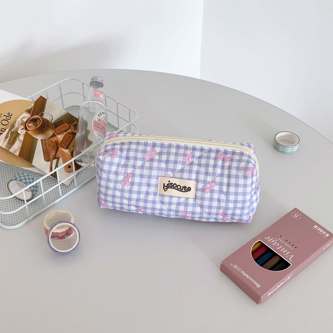 Stylish Quilted Pencil Case Kalsten